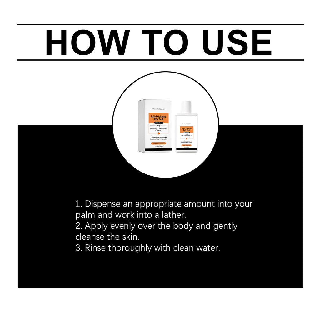 Exfoliating Body Wash with Lactic Acid – 5.07  fl oz
