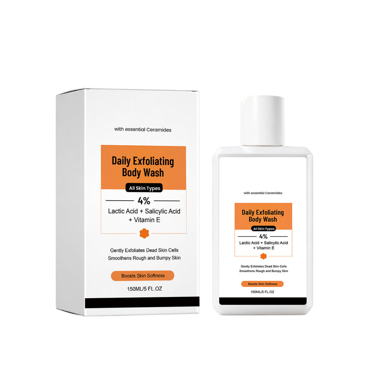 Exfoliating Body Wash with Lactic Acid – 5.07  fl oz