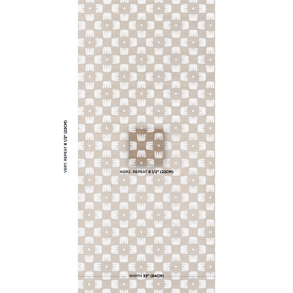 5016631 | Raze Sisal, Dust - Schumacher Wallpaper