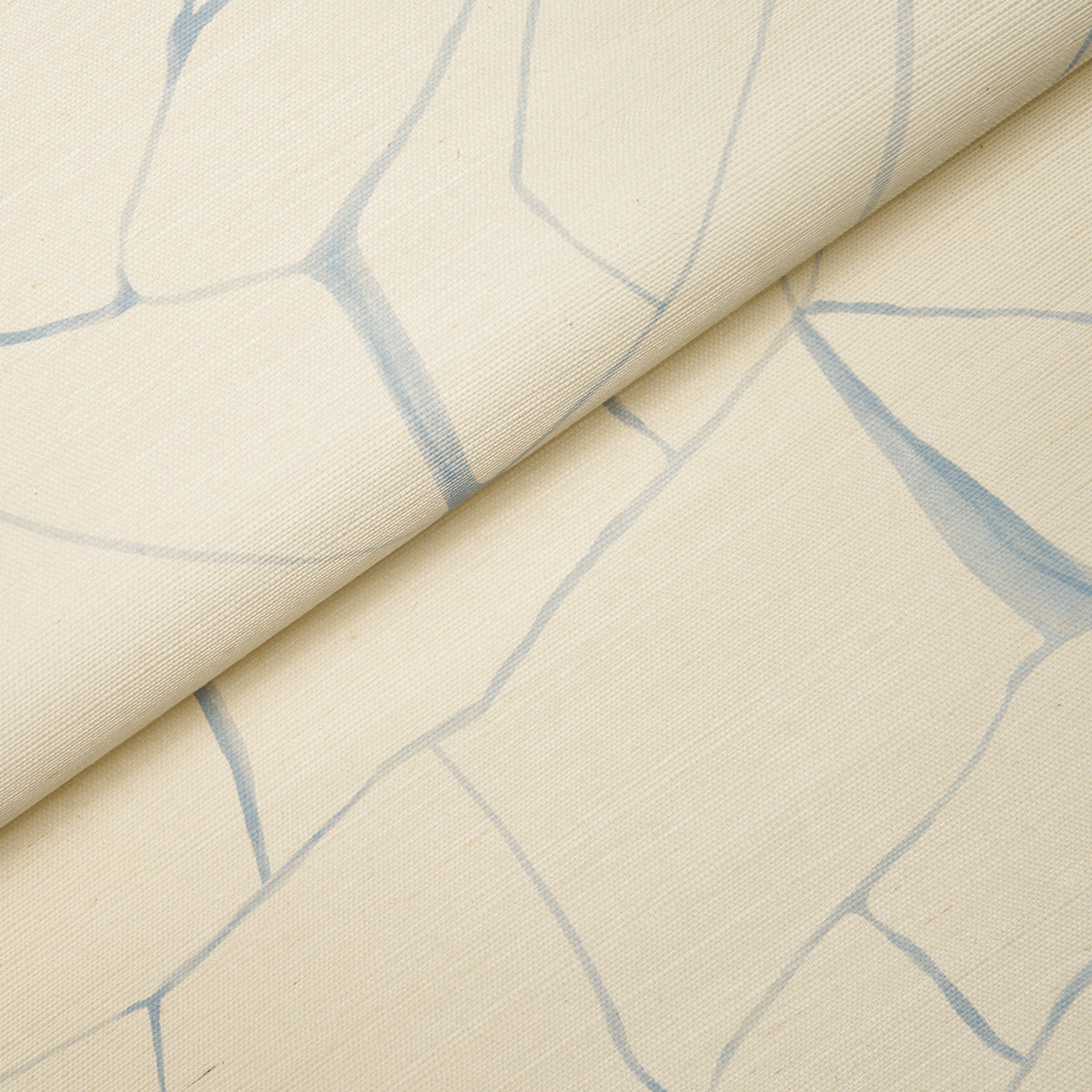5017230 | Filigree Sisal, Sky - Schumacher Wallpaper