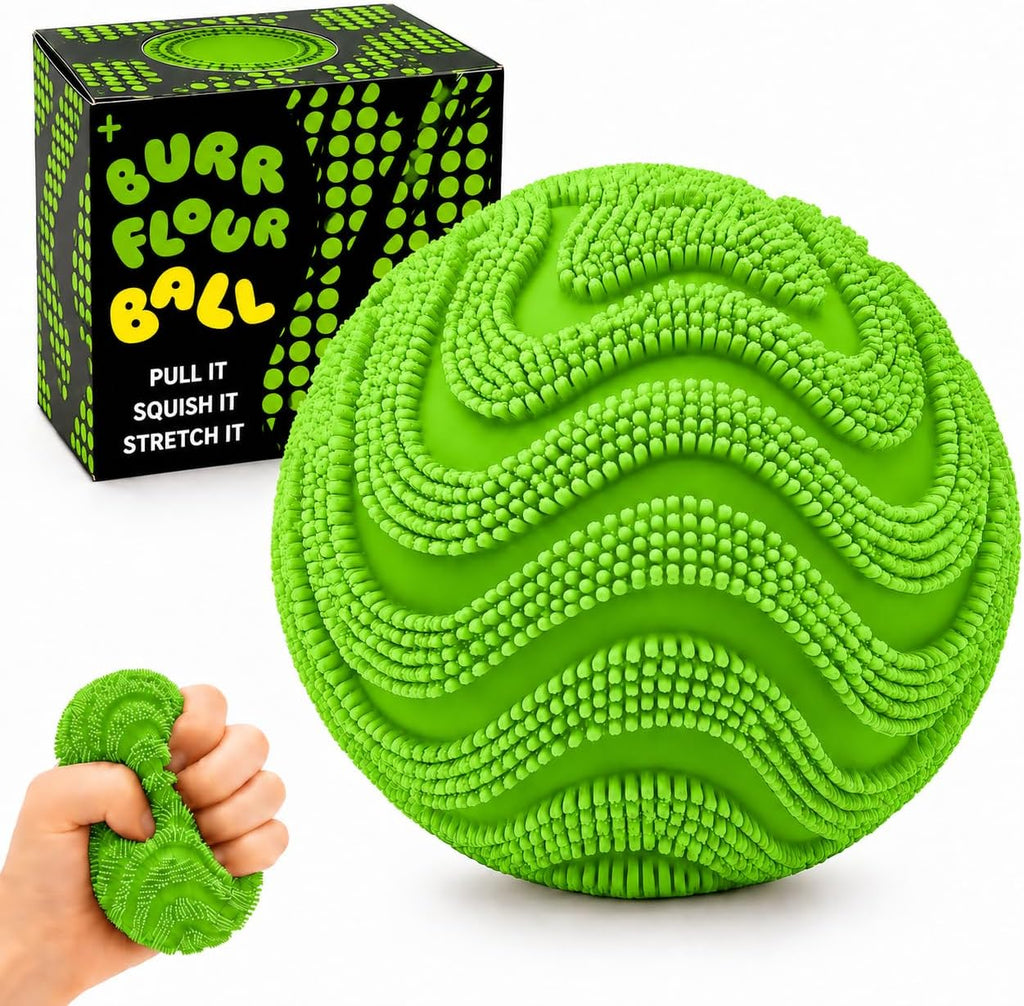 Fuzzy Plush Stress Ball – Soft Squeeze Fidget Toy