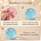 Coconut Oil Slow-Rebound Squishy Ball – Soft Squeeze Sensory Toy for Everyday Fun