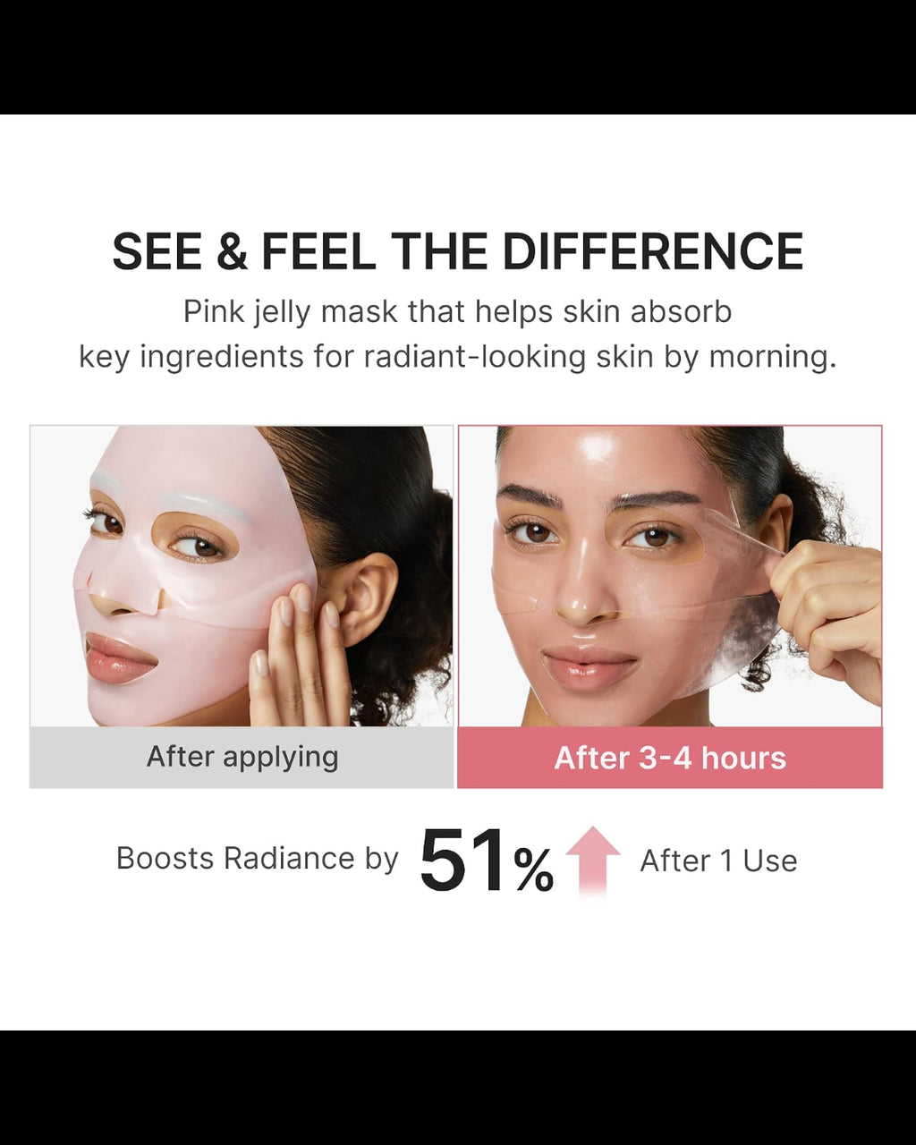 Pink Collagen Gel Face Mask with PDRN
