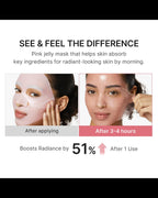Pink Collagen Gel Face Mask with PDRN