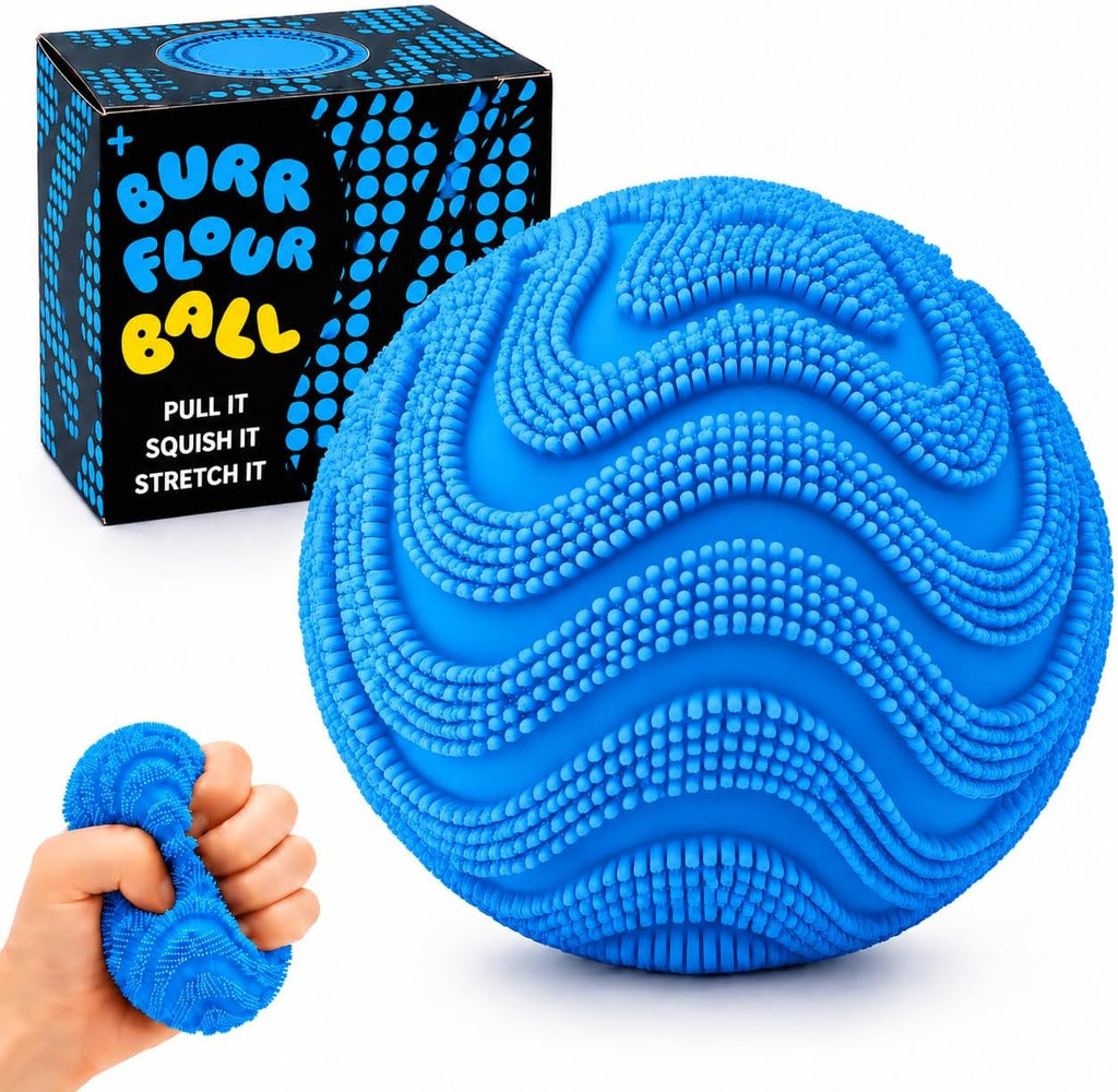 Fuzzy Plush Stress Ball – Soft Squeeze Fidget Toy