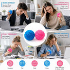 Fuzzy Plush Stress Ball – Soft Squeeze Fidget Toy