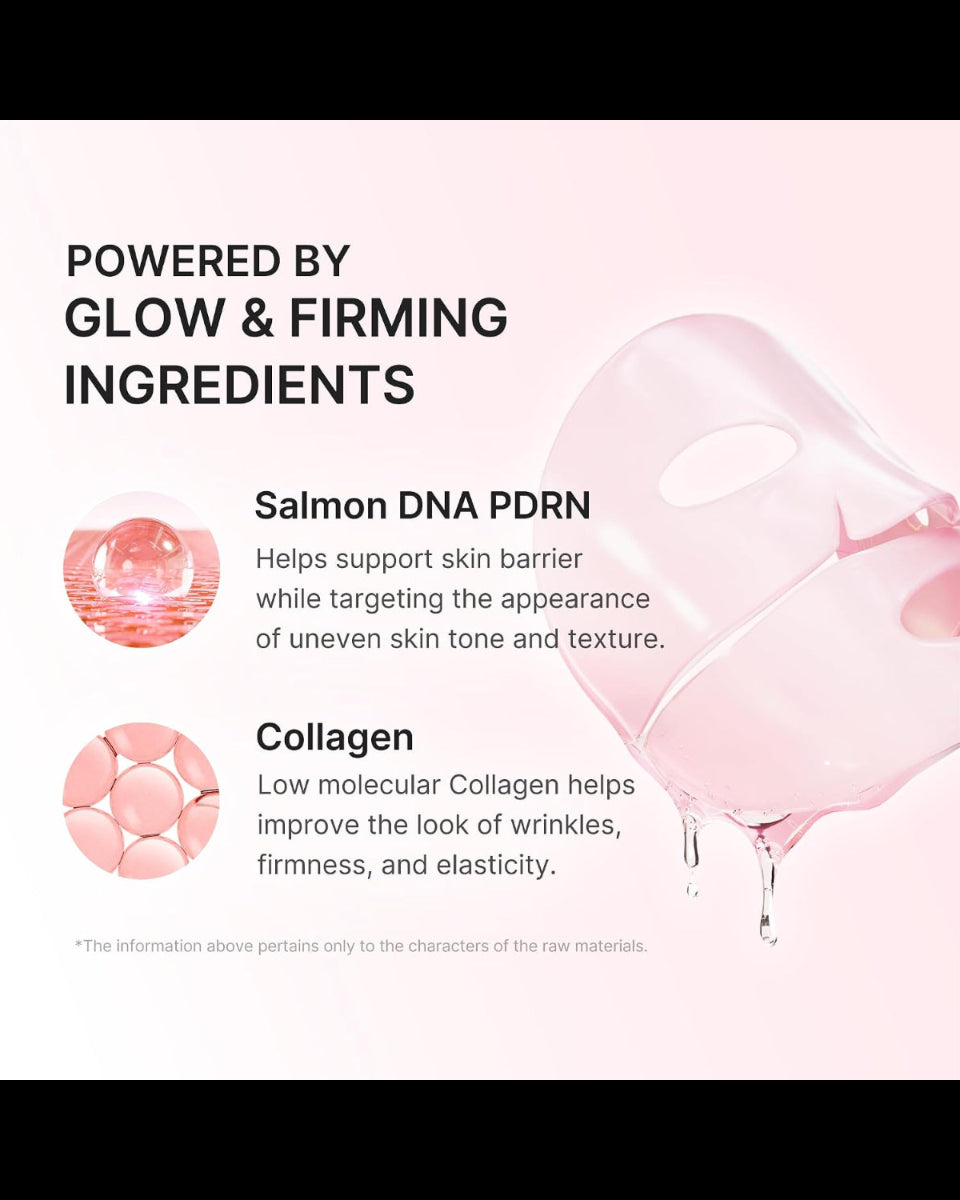 Pink Collagen Gel Face Mask with PDRN