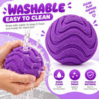 Fuzzy Plush Stress Ball – Soft Squeeze Fidget Toy