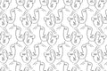 Abstract Twin Faces Wall Mural