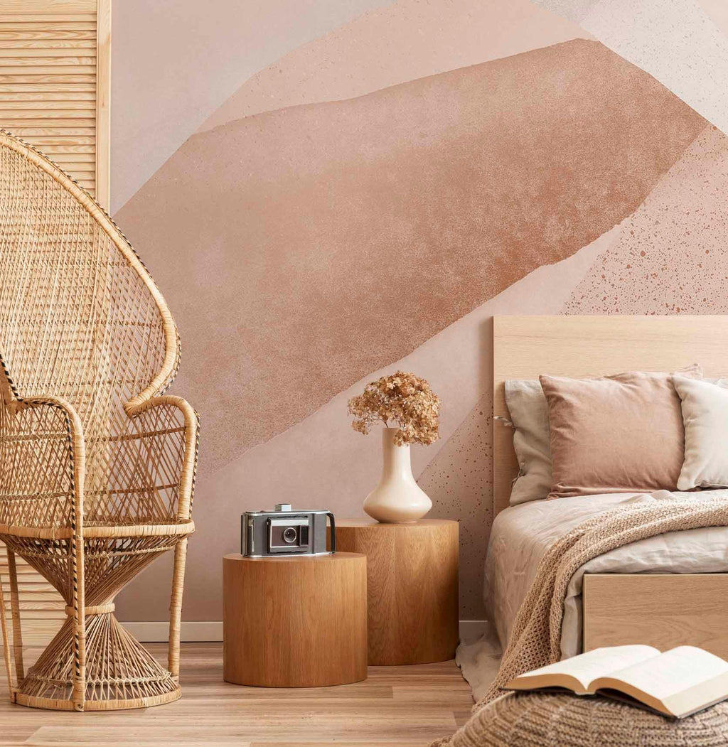 Creme Abstract 5 Wall Mural