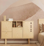 Creme Abstract 5 Wall Mural