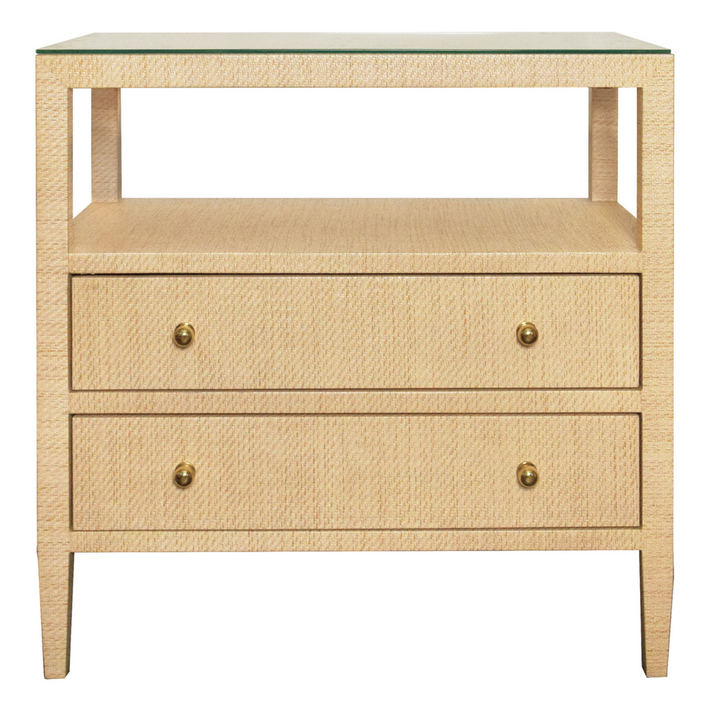 Douglas Two Drawer Side Table