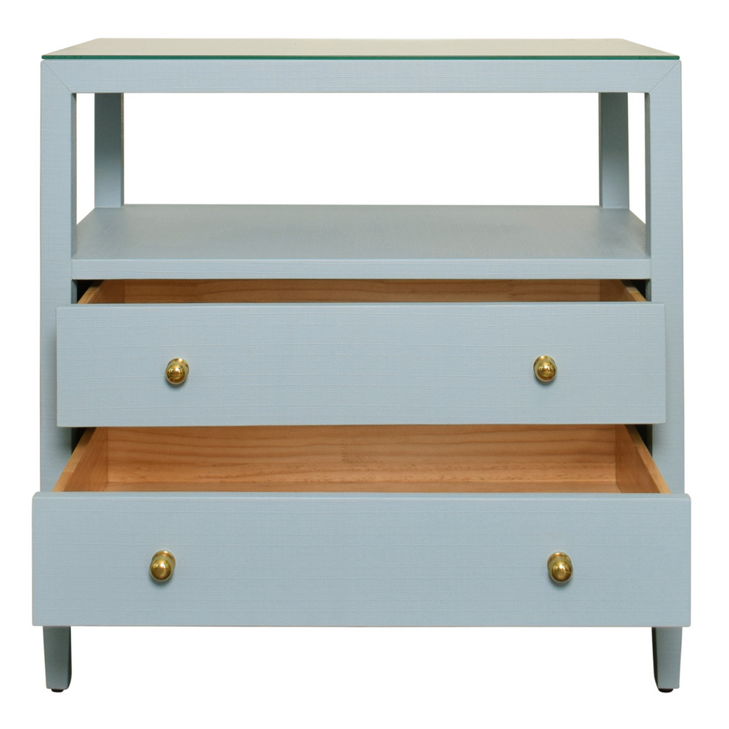 Douglas Two Drawer Side Table
