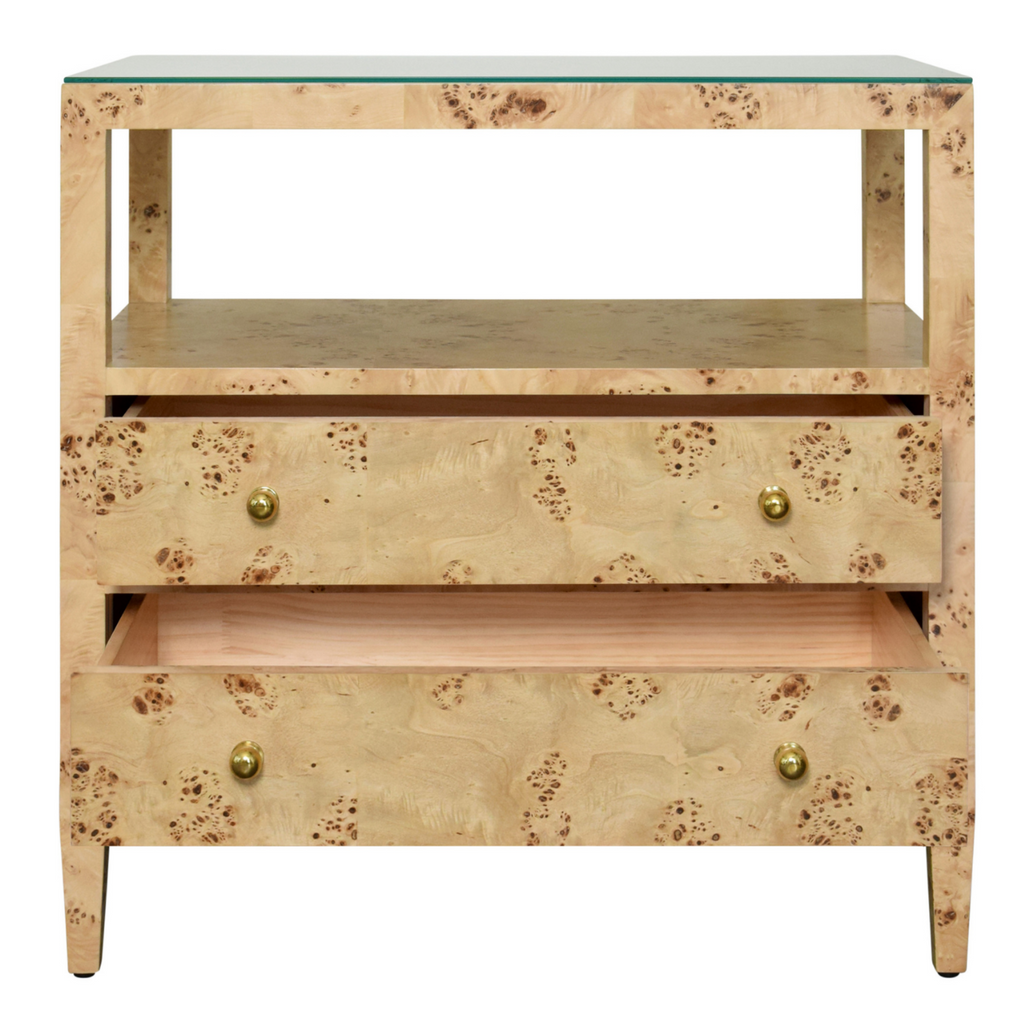 Douglas Two Drawer Side Table