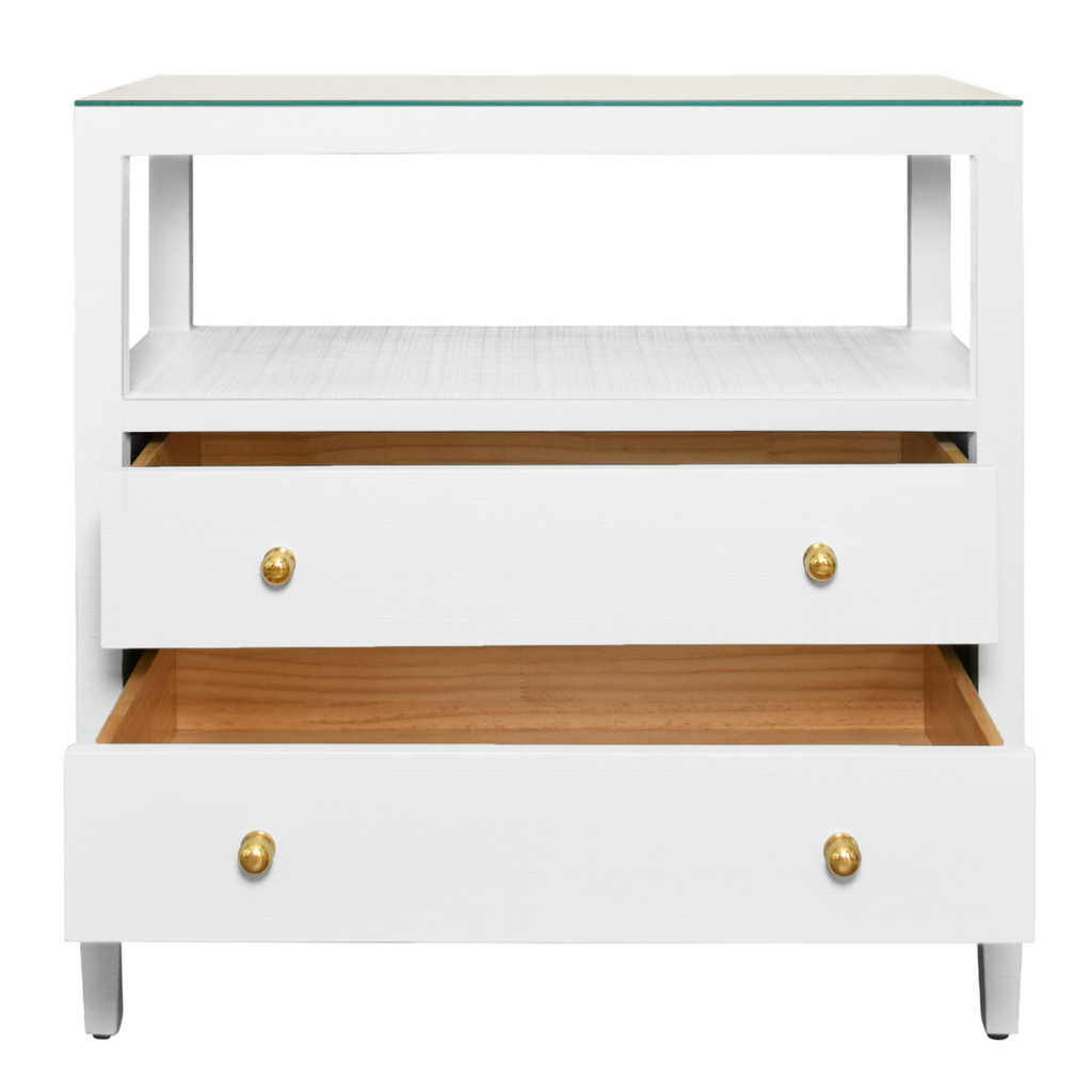 Douglas Two Drawer Side Table