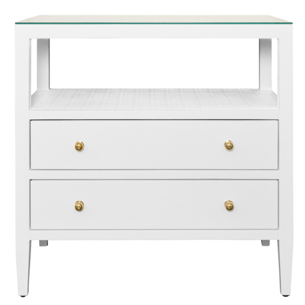 Douglas Two Drawer Side Table