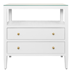 Douglas Two Drawer Side Table