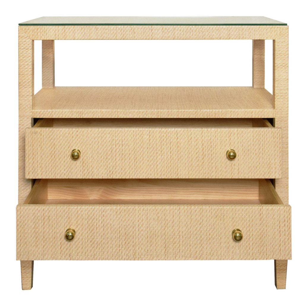 Douglas Two Drawer Side Table