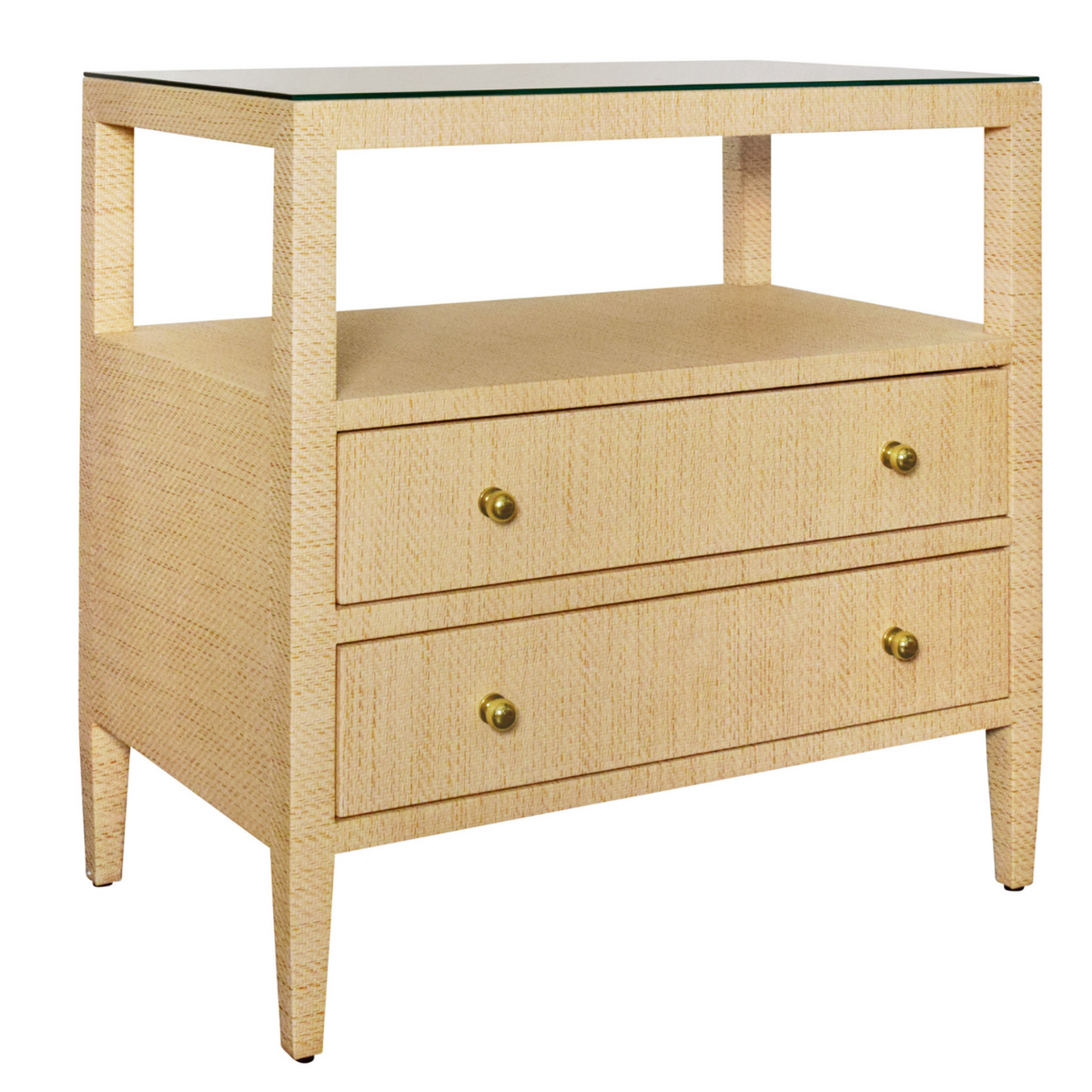 Douglas Two Drawer Side Table