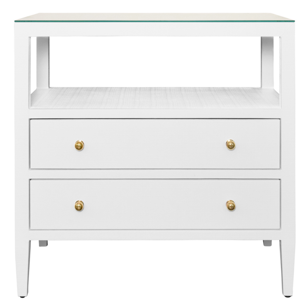 Douglas Two Drawer Side Table