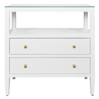 Douglas Two Drawer Side Table
