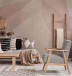 Light Creme Abstract Wall Mural