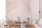 Light Creme Abstract Wall Mural
