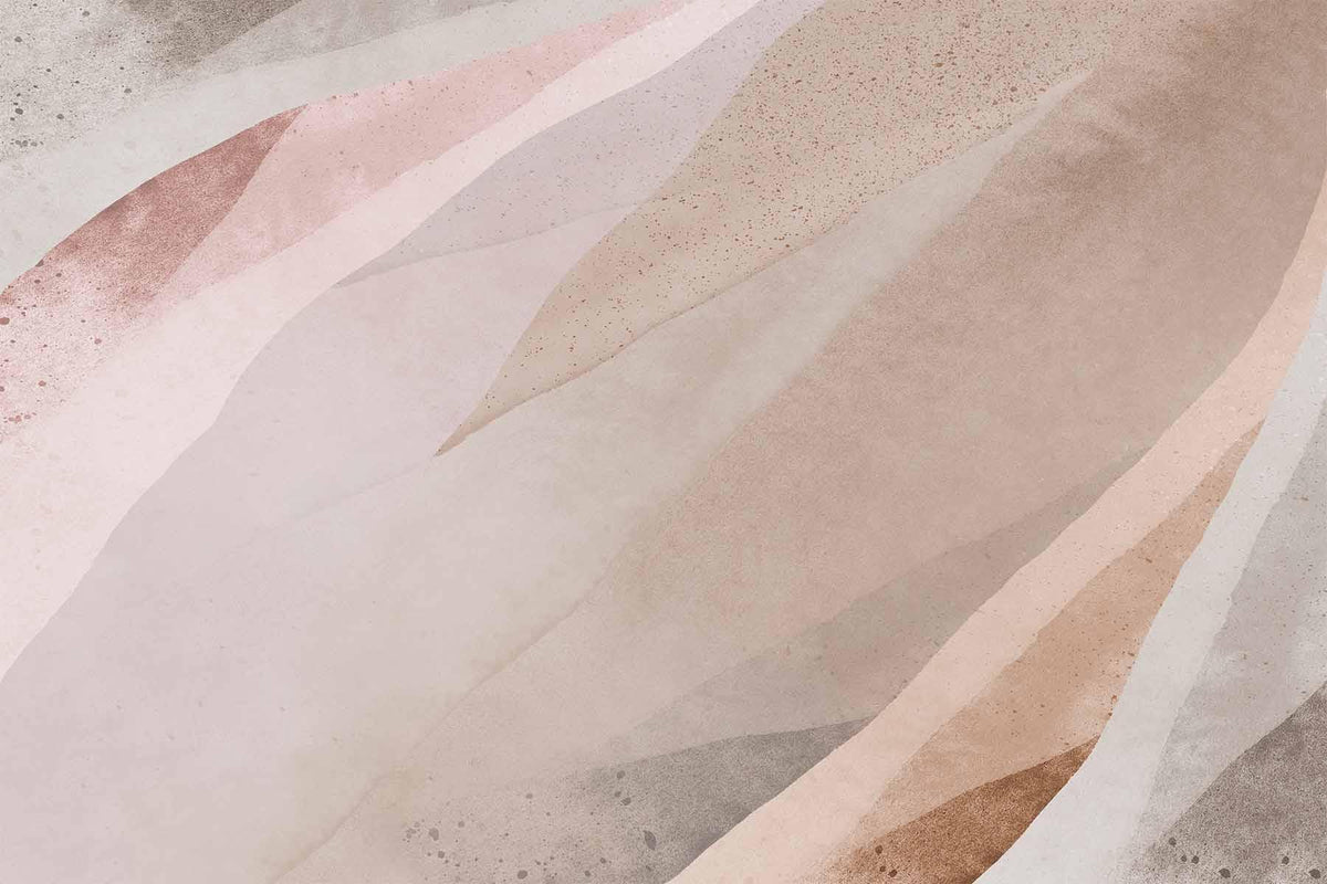 Natural Creme Abstract 2 Wall Mural