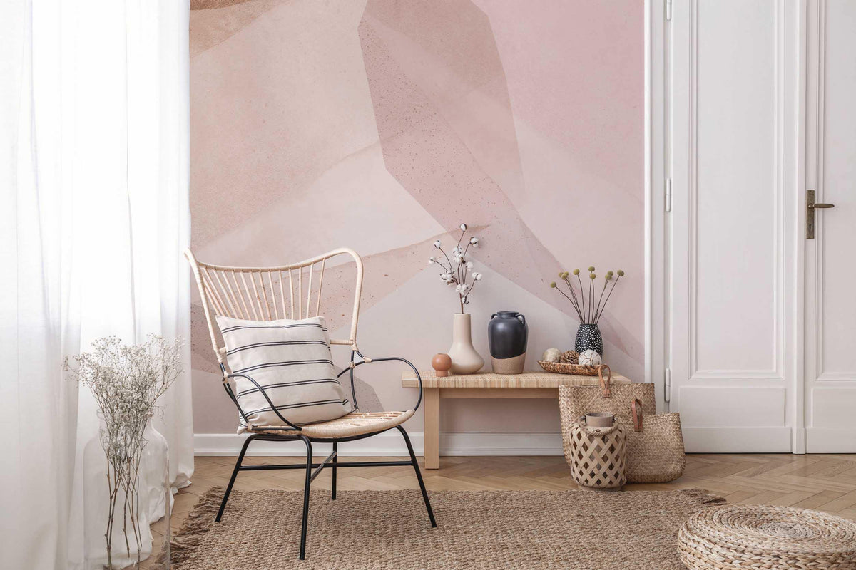 Natural Creme Abstract 3 Wall Mural