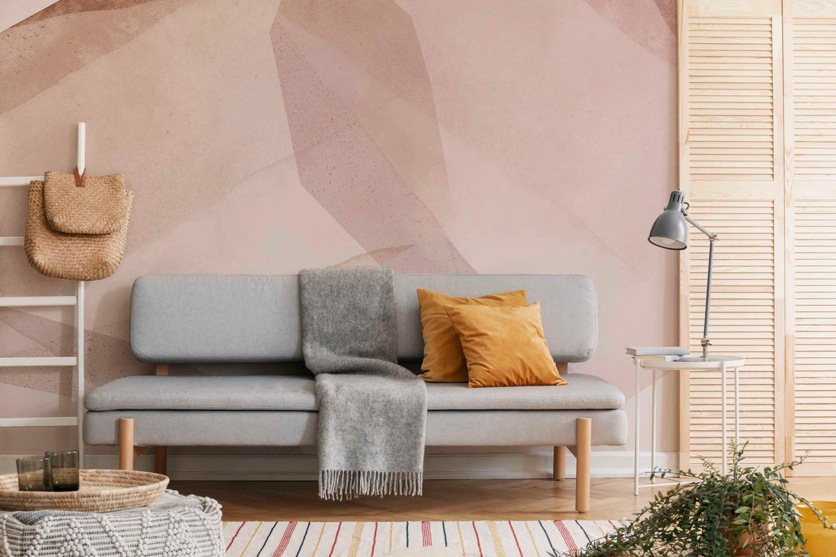Natural Creme Abstract 3 Wall Mural