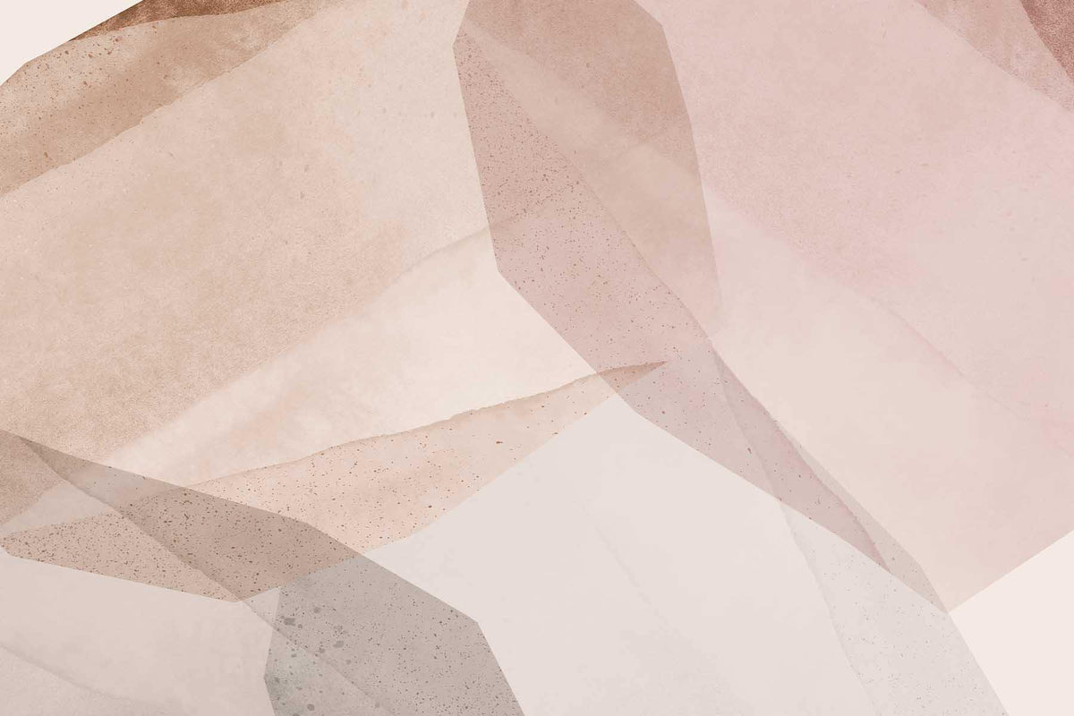 Natural Creme Abstract 3 Wall Mural