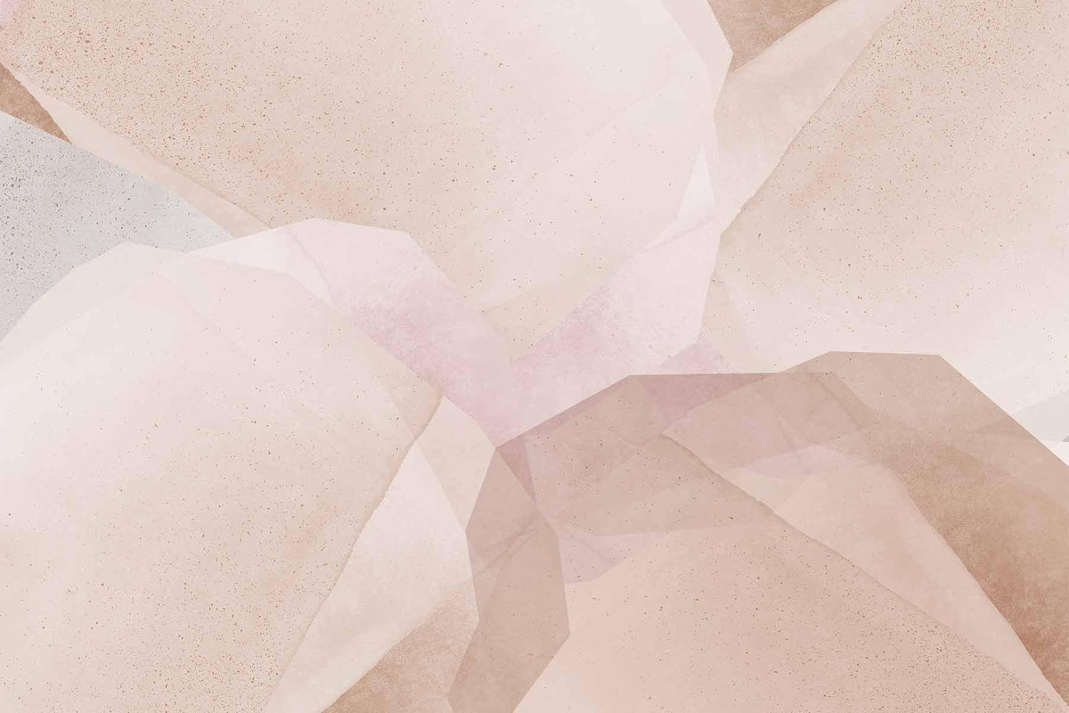 Natural Creme Abstract Wall Mural