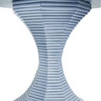 Octagonal Rattan Reeded Feature Table - Available in Two Sizes