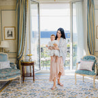 Carré Toile de Jouy Blue - Atelier Choux x Caitlin Wilson Swaddle