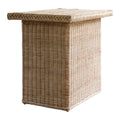 Braided Wicker Chatham Rectangular Side Table