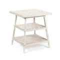 Three Tier Wicker End Table