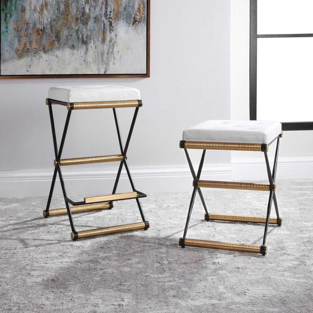 X Marks The Spot Counter Stool